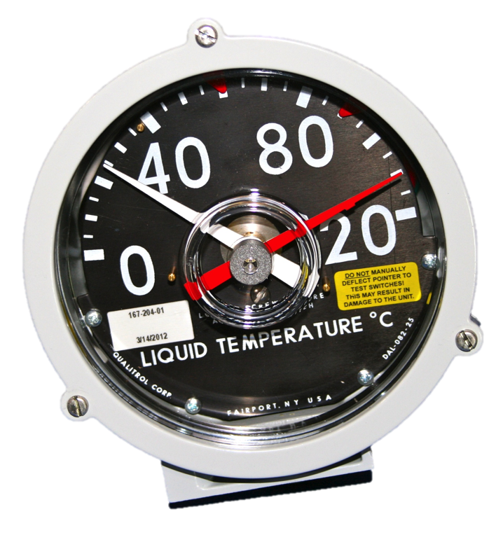 Direct Mount Thermometers, Qualitrol Corp 167 Series