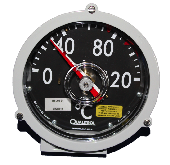 Direct Mount Thermometers, Qualitrol Corp 165 Series