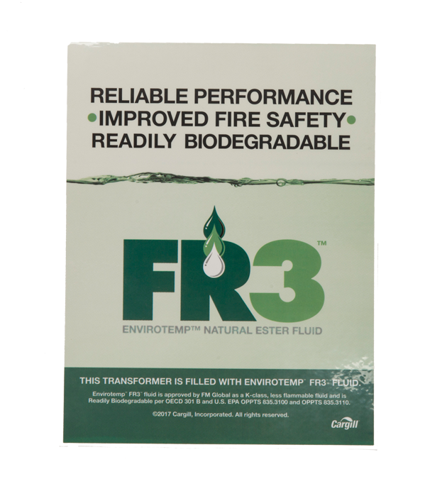 Envirotemp FR3 Decal
