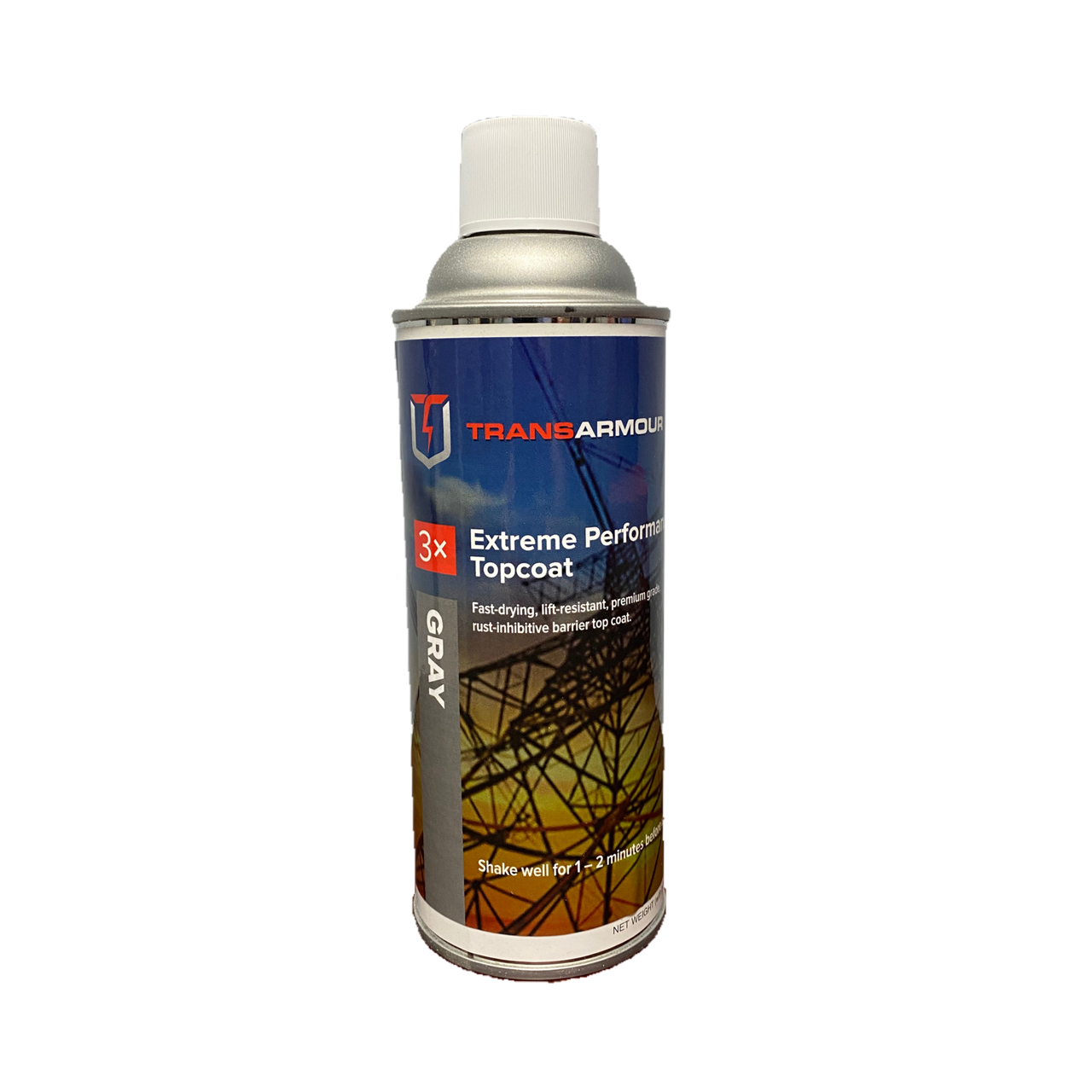 3X Extreme Performance Topcoat – Aerosol, Polemount Gray