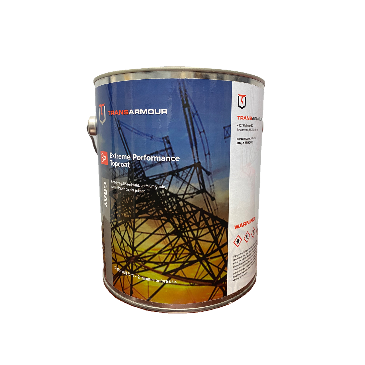 3X Extreme Performance Topcoat – 1 Gallon, Polemount Gray