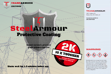 IU-BA33 Steel Armour Protective “Gladiator” Coating – 1/2 Gallon Kit, Black